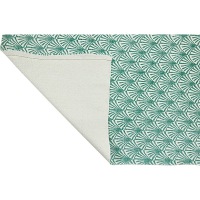  Läufer Fan in der Farbe Jade, bedruckt,     70 x 140 cm