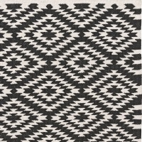  PET-Läufer Apache schwarz-ecru, 70 x 250 cm