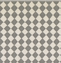  PET-Diamond Teppich, grau-ecru, 140 x 200 cm