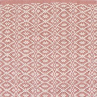  Teppich Bergen70 x 200 cm, altrosa/natur