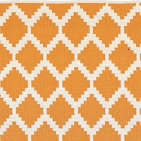  Läufer klein Siesta, 55 x 120 cm, gelb/weiss