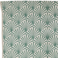  Läufer Fan in der Farbe Jade, bedruckt,     70 x 140 cm