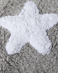  Lorena Canals Teppich Sterne grau 120 x 60 cm