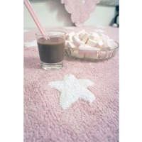  Lorena Canals Teppich Sterne rosa 120 x 60 cm