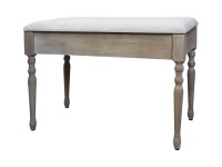  Kleine Französische Sitzbank LUNEL mit Leinen