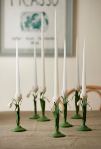  KERZENLEUCHTER Schneegloeckchen