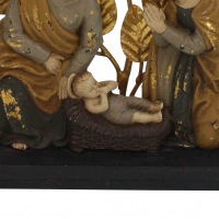  FRIEDVOLLE WEIHNACHT Krippe Heilige Nacht