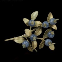  Brosche Botanica - Blueberry