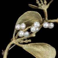  Brosche Botanica - Mistletoe