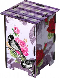  Miho Beistelltisch und Hocker Rose