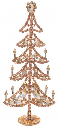  GABLONZER Weihnachtsbaum Bijouterie gold