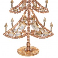  GABLONZER Weihnachtsbaum Bijouterie gold