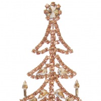  GABLONZER Weihnachtsbaum Bijouterie gold