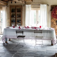  TISCHDECKE Casa Florentina 180 x 220 cm, fleckenabweisend