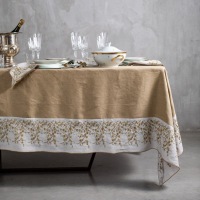  MANUFAKTUR Tischdecke Venaria Warm Linen