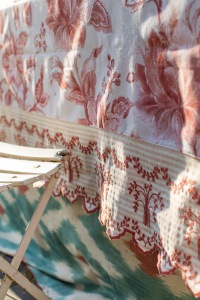  PFLEGELEICHT TISCHDECKE Eden Corallo