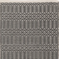  PET-Wik Läufer, schwarz - ecru 60 x 90 cm