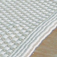  Poly-Läufer Pepita platin/weiss, 55 x 120 cm