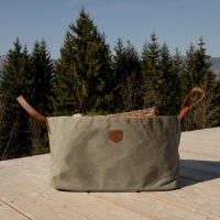  Kaminholztasche Alaskan beige