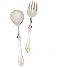  Salatbesteck Avorio
