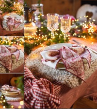  Dolomiti Serviette Vichy Karo rot