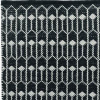  Läufer Tulip 70 x 200 cm schwarz-ecru