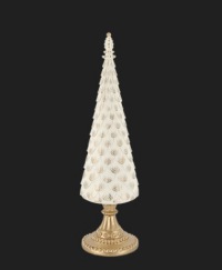  3-er Ensemble Weihnachtsbäume Baroque