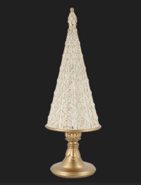  3-er Ensemble Weihnachtsbäume Baroque