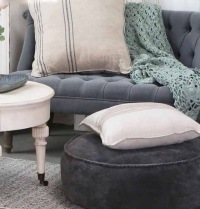  Französisches Sofa dunkel