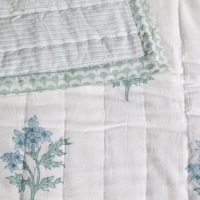  Quilt und Tagesdecke Edelweiss-Streifen 150 x 240 cm