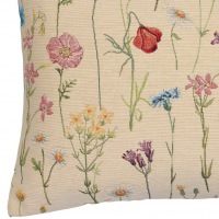  GOBELIN KISSEN Blumengarten 60 x 40 cm