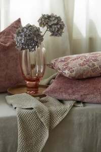  GOBELIN KISSEN Lea blush 50 x 33 cm