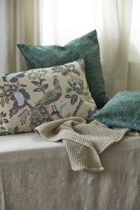  GOBELIN KISSEN Peacock 60 x 40 cm