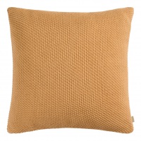  STRICKKISSEN Dorothea mustard 50 x 50 cm 