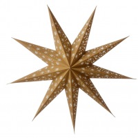  Leuchtender Papierstern No 1