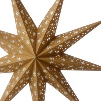  Leuchtender Papierstern No 1