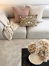  Strickkissen Dusty Rose