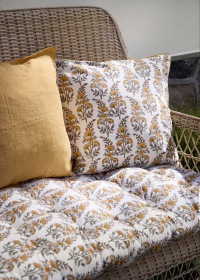  Kissen Fächerblume 50 x 50 cm