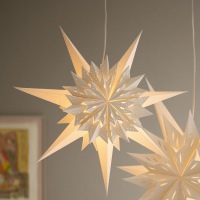  Leuchtender Papierstern No 2