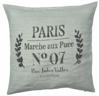  Leinenkissen Marché aux Puces, 50 x 50 cm