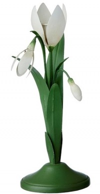  KERZENLEUCHTER Schneegloeckchen