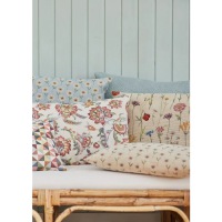  GOBELIN KISSEN Daisy Aqua 60 x 40 cm