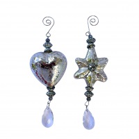  Baroque Weihnachtsschmuck Stern und Herz