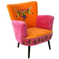  Sessel Kolibri Pink Jungle