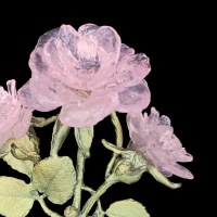  Michael Michaud Brosche Fleur de Rose