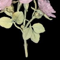  Michael Michaud Brosche Fleur de Rose