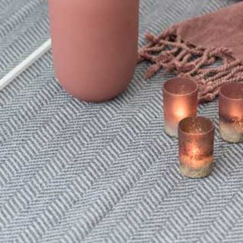  Herringbone grau 70 x 200 cm