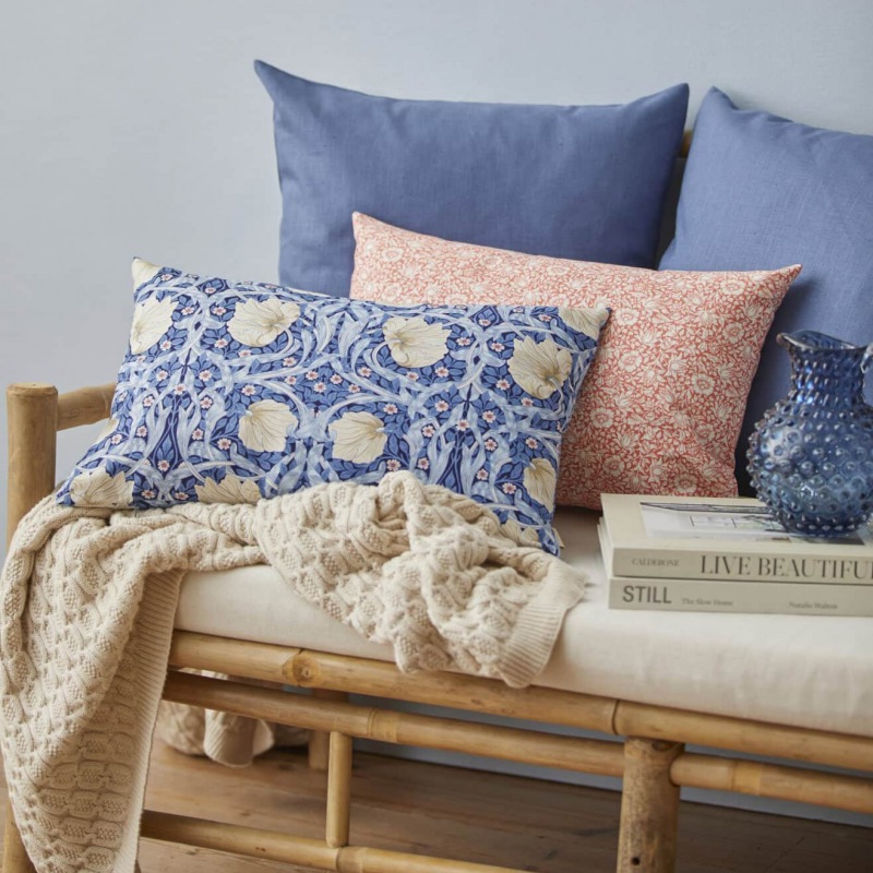  WILLIAM MORRIS COLLECTION Pimpernell blue 50 x 33 cm Mix-Match 1)