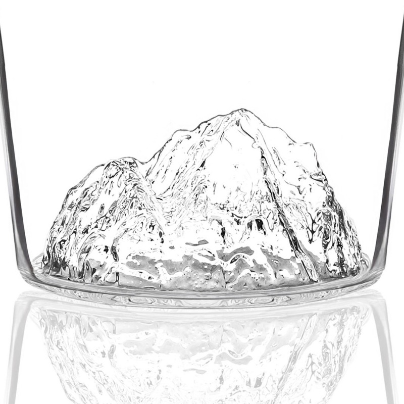 TOPOGRAPHIC Spirituosenflasche Mont Blanc