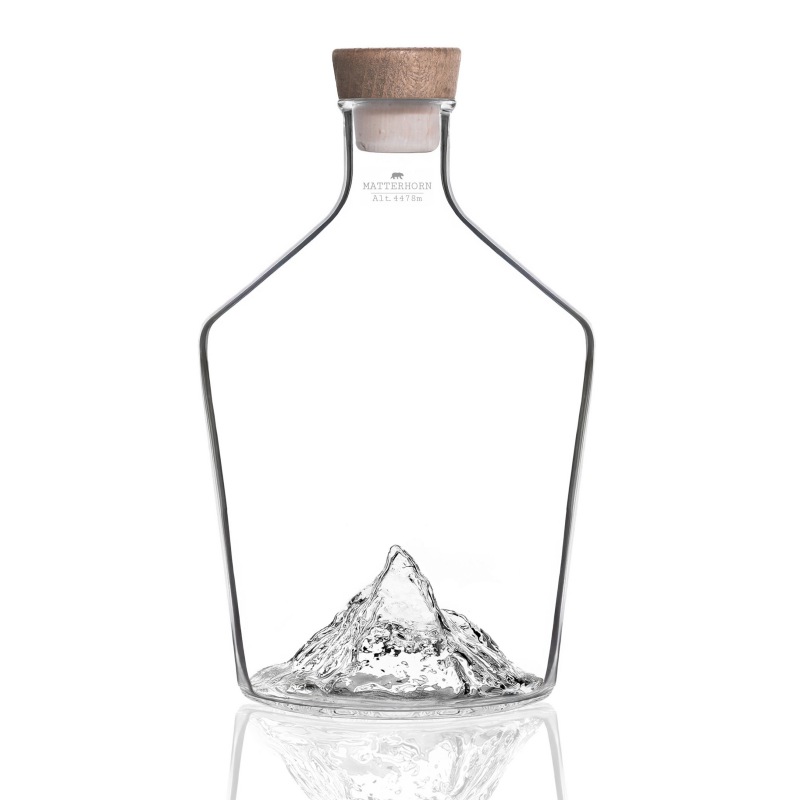  TOPOGRAPHIC Spirituosenflasche Matterhorn